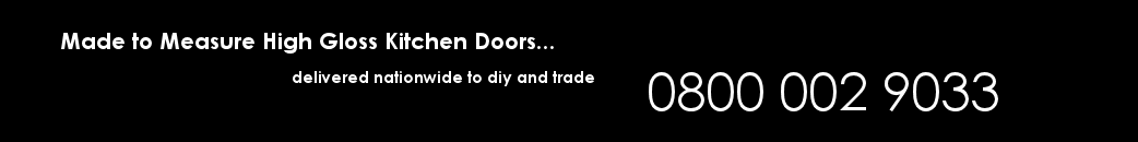 High Gloss Kitchen Doors, Zurfiz Kitchen Doors, Made to Measure Kitchen Doors, Replacement Kitchen Doors, DIY Kitchen Doors, Bella Kitchen Doors